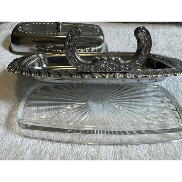 Irvinwear Vintage 1970’s silver plated butter dish. - Picture 5 of 8